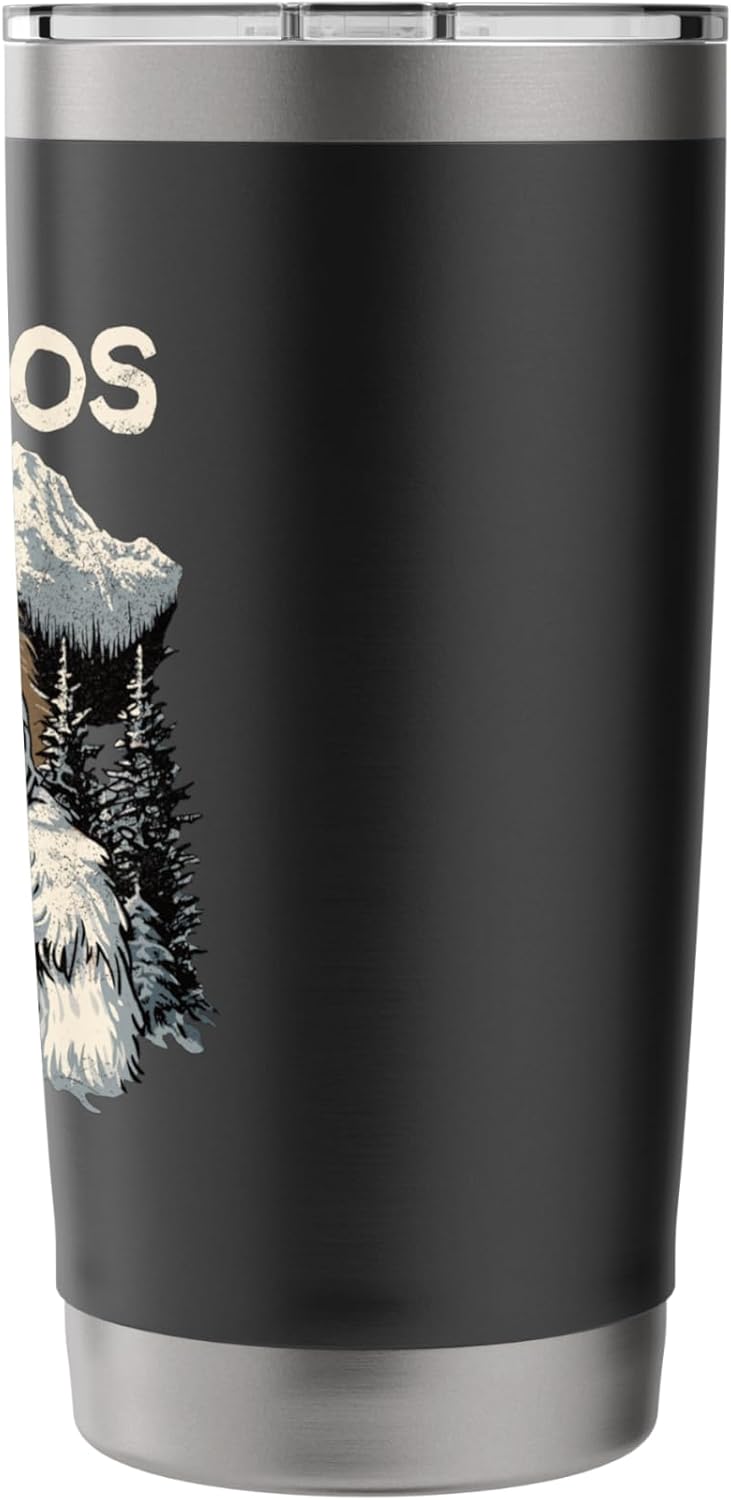 Funny Bros Bigfoot and Yeti Brothers Sasquatch Awesome Cool Stainless Steel Insulated Tumbler