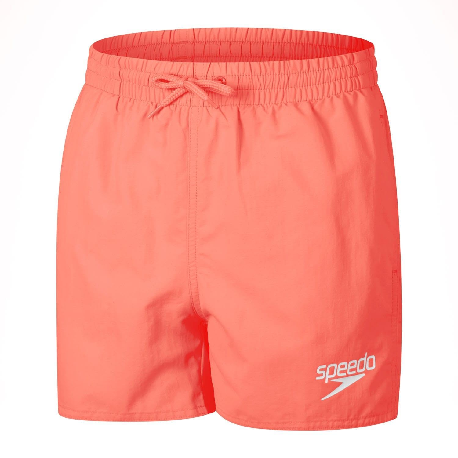 Speedo Boys 13" Watershorts | Swim Shorts | Swimming Trunks | Quick Dry | Comfort | Chlorine Resistant Swimming Trunks, Siren Red, 12