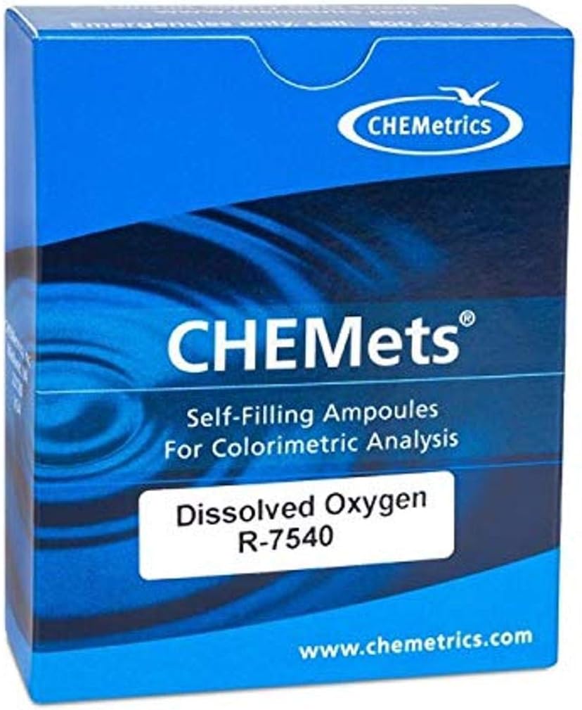 CHEMetrics R-7540 CHEMets Dissolved Oxygen Refill, Rhodazine D, 30 Ampoules
