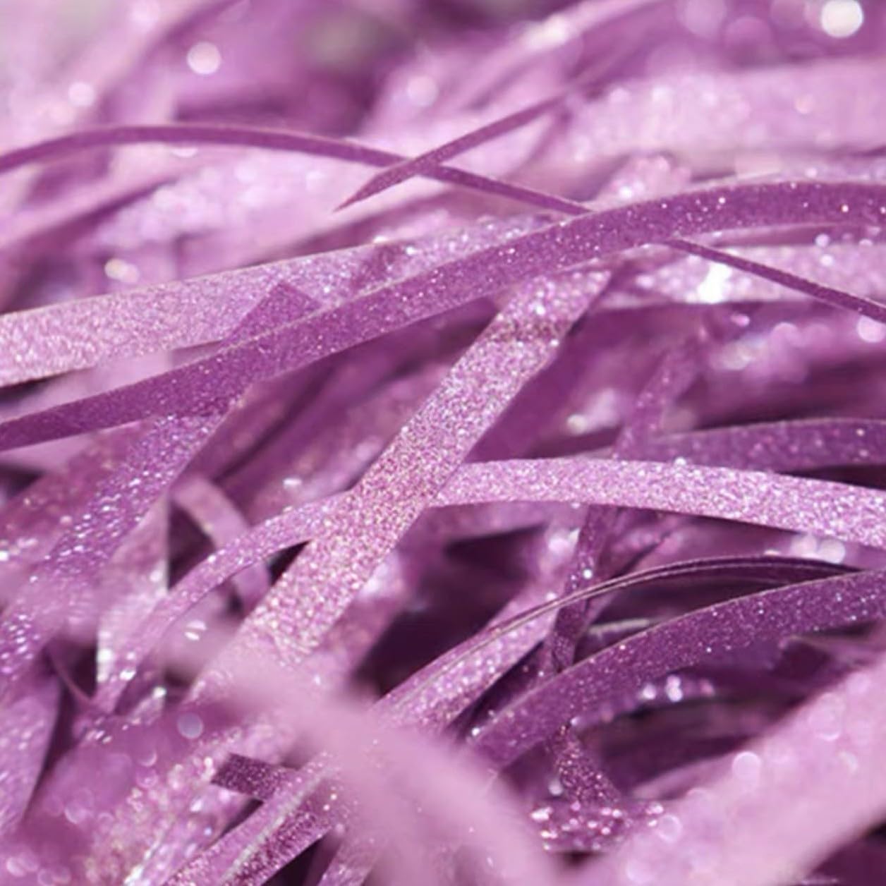 Carta sminuzzata per confezioni regalo, Carta velina glitterata iridescente, multicolore, 100-500 g(Bright Light Purple,500g)