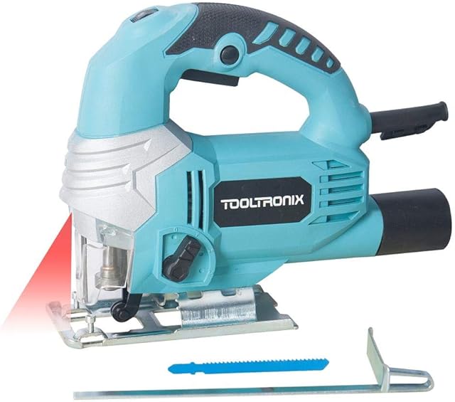 ToolTronix 710W Electric Laser Guide Jigsaw Jig Saw Variable Speed Cutting Pendulum Action