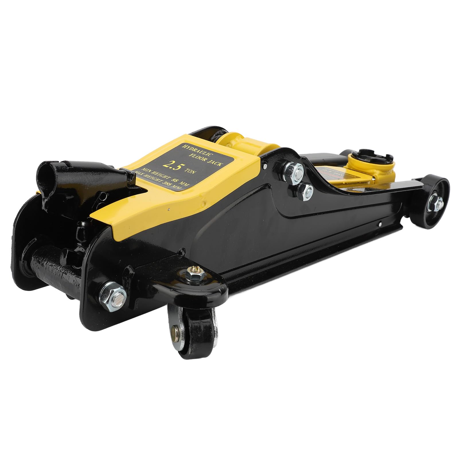 Cric Idraulico da Pavimento 2.5T Design Ultra Basso e Compatto per la Manutenzione Dell'auto Strumento di Sollevamento da 85-380 Mm