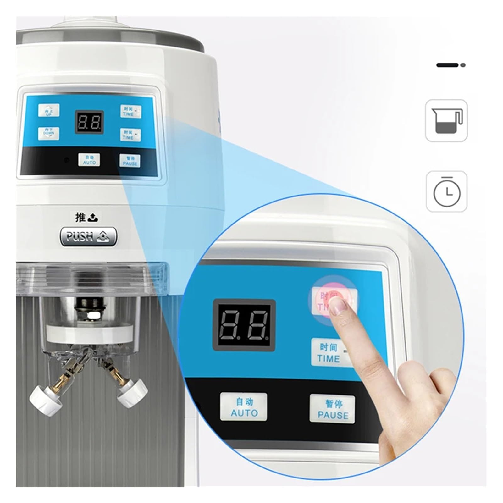 Elektryczna Golarka Do Lodu Komercyjna Automatyczna Kruszarka Maszyna Smoothie Rozdrabniacz Błota Pośniegowego Używany W Sklepach Z Napojami Powerful Ice Crushing