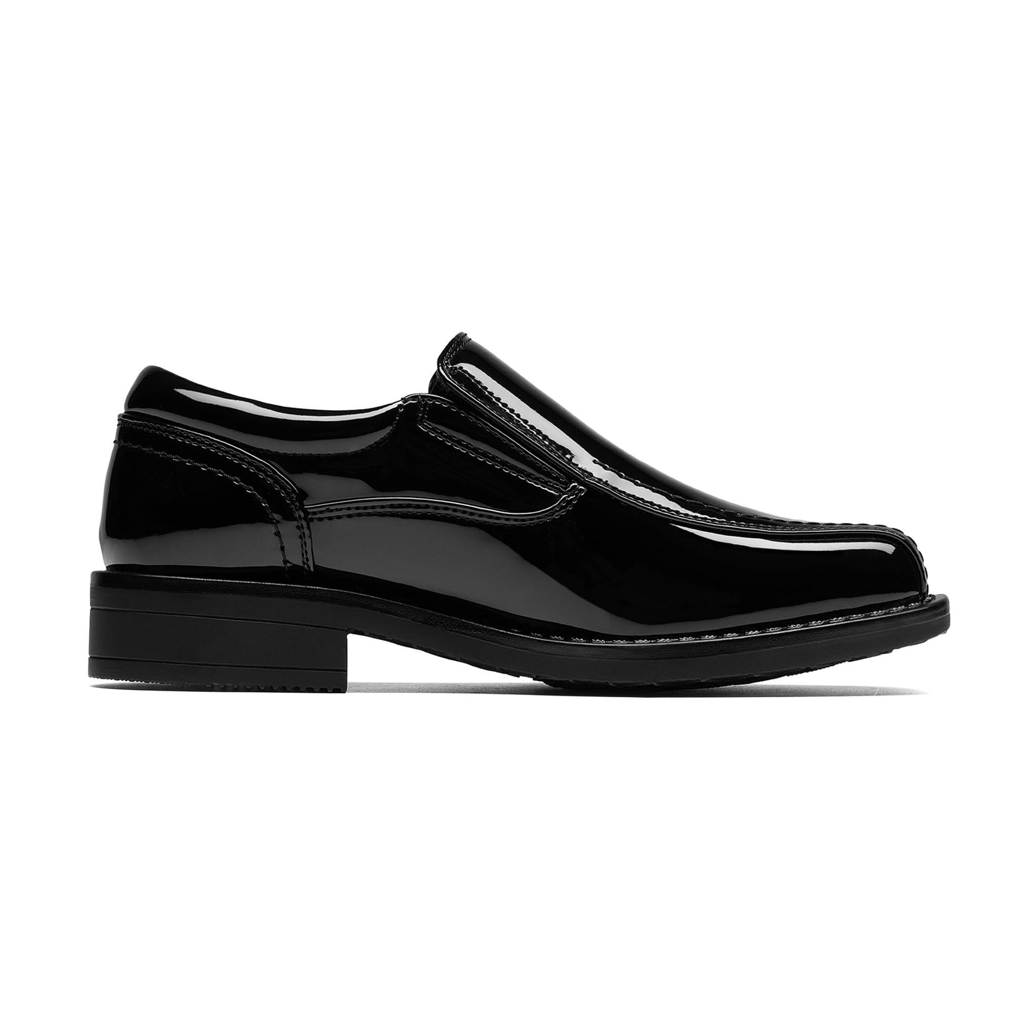 Bruno Marc Buty chłopięce wsuwane mokasyny buty ślubne, czarne, 9 maluch