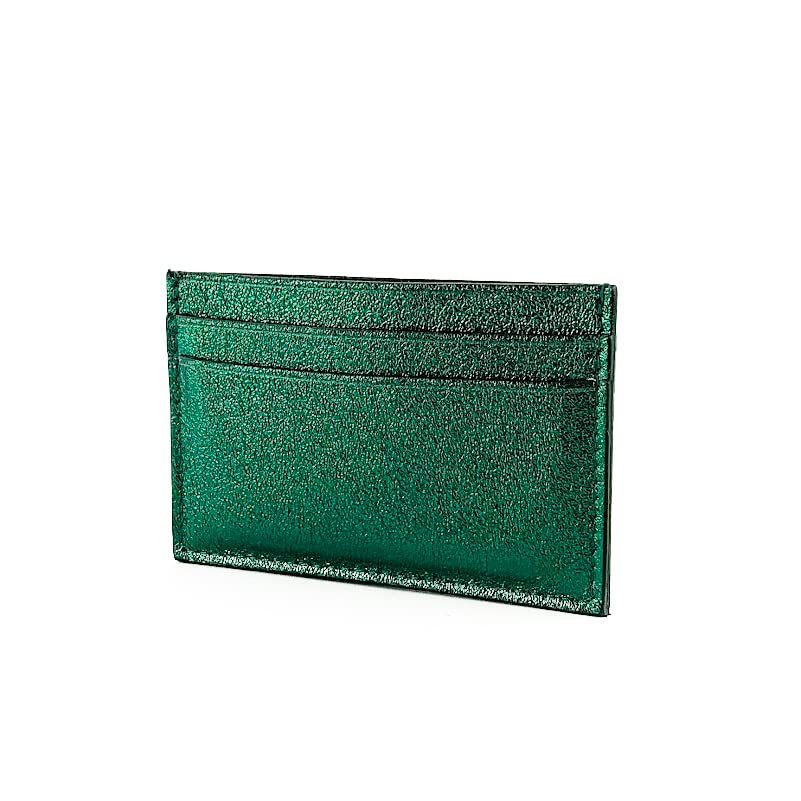 Porte-cartes de crédit femme BE MY BAG fini les portefeuilles lourds avec ce cuir vert