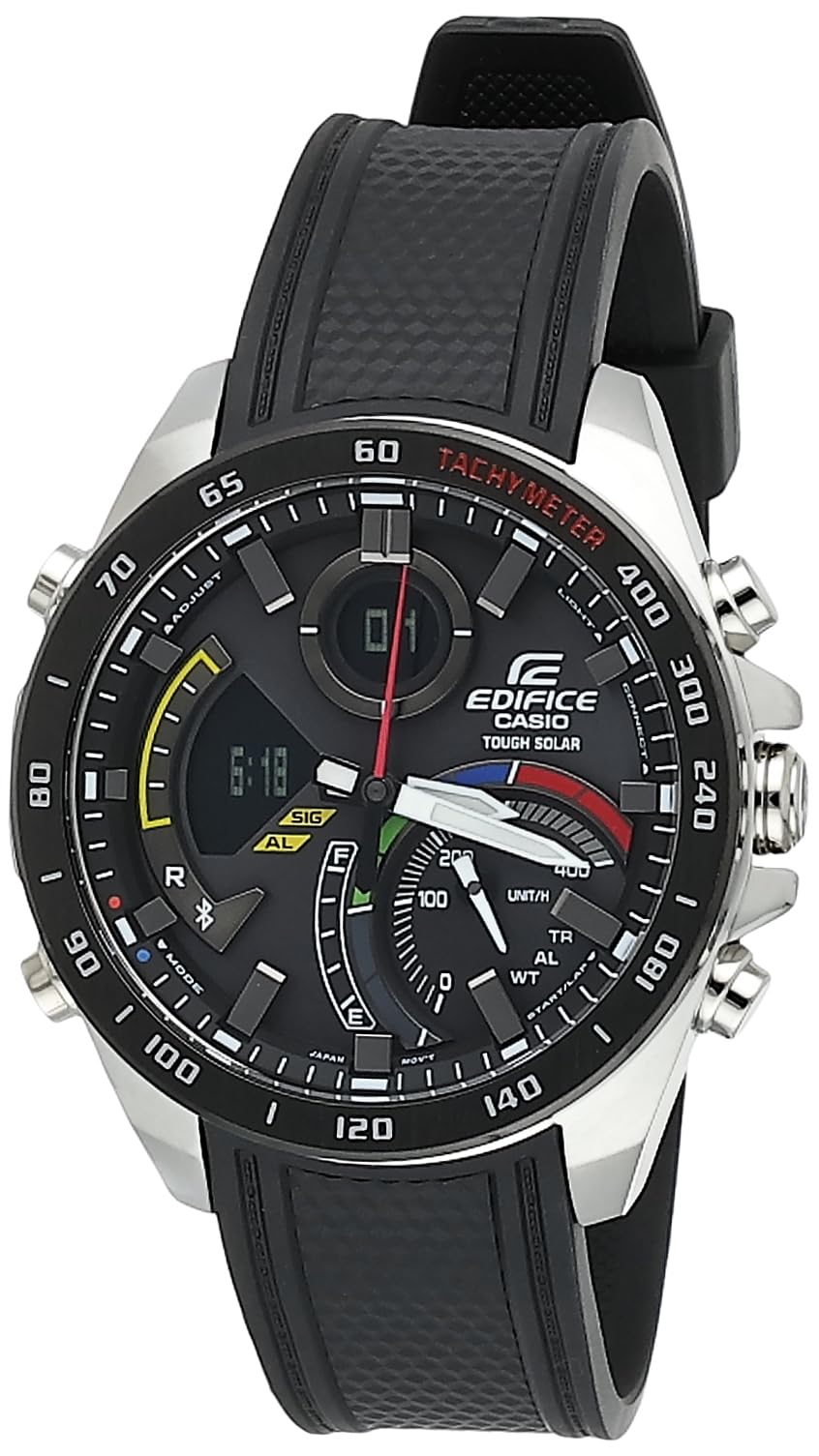 Casio Edifice Bluetooth Connect Analog-Digital Black Dial Men's Watch Black / Multicolor