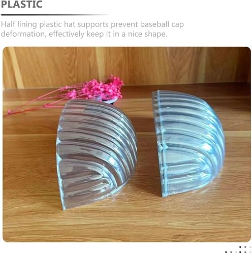 Miniatura 5 de CLISPEED Insertos de gorra de béisbol, 25 unidades, gorras de béisbol, inserciones de corona, forros de seguridad para sombreros de protección para