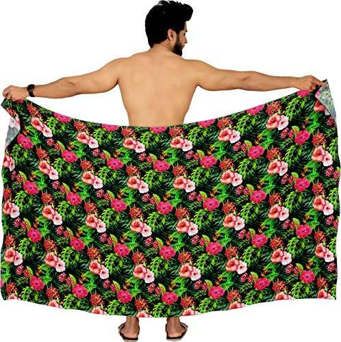 HAPPY BAY Men's Sarong Cover Up Beach Swimwear4