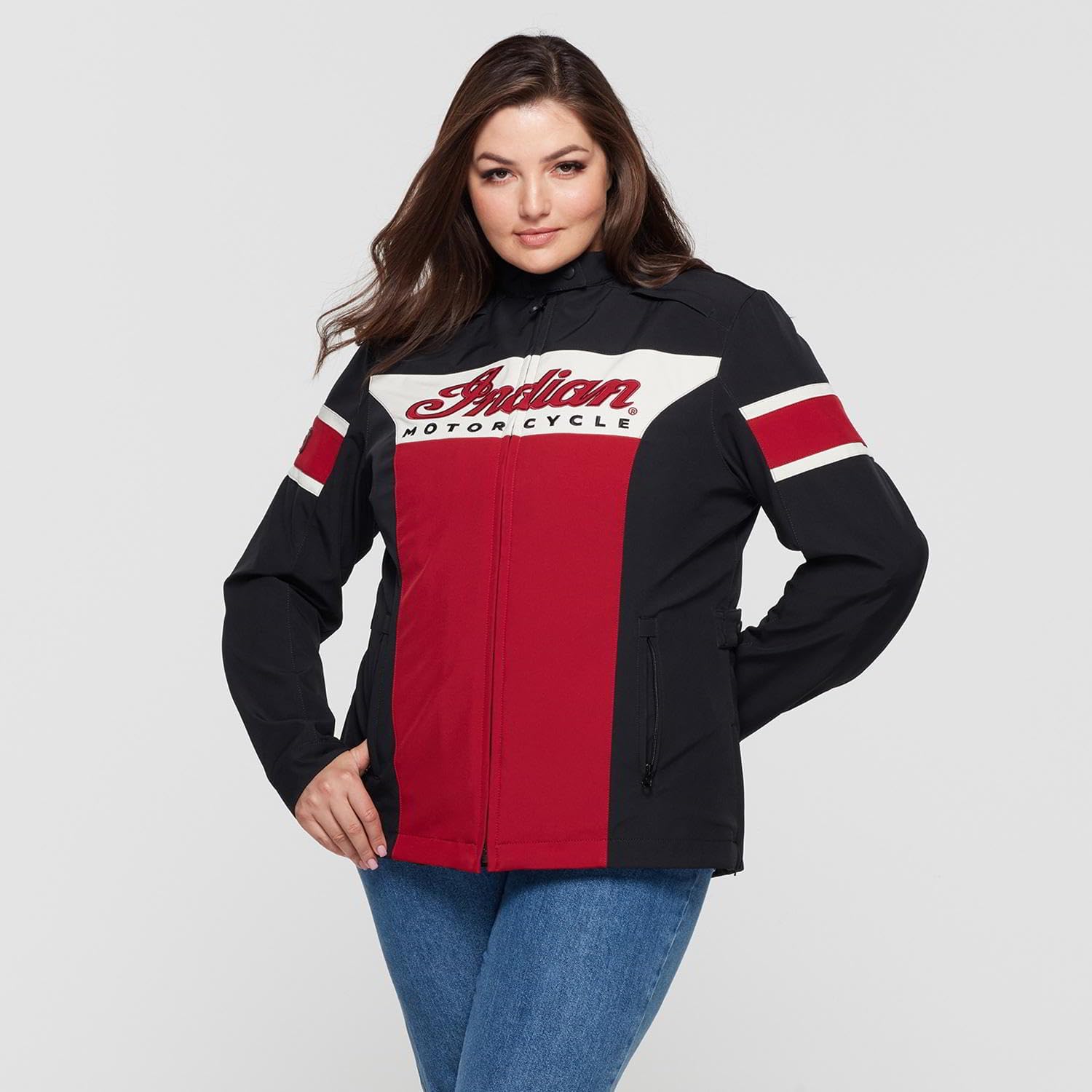 Indian Motorcycle Women's Madison Jacket, Red - 2833178