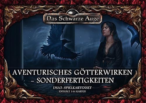 Preisvergleich Produktbild DSA5 Spielkartenset Götterwirken Sonderfertigkeiten (Das Schwarze Auge - Zubehör)