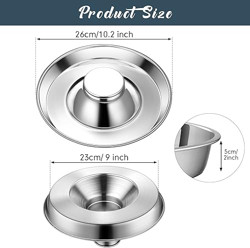 Miniatura 2 de 6 cuencos de acero inoxidable para cachorros de 10.2 pulgadas, comedero para cachorros, cuencos pequeños para perros y cachorros, cuencos de agua