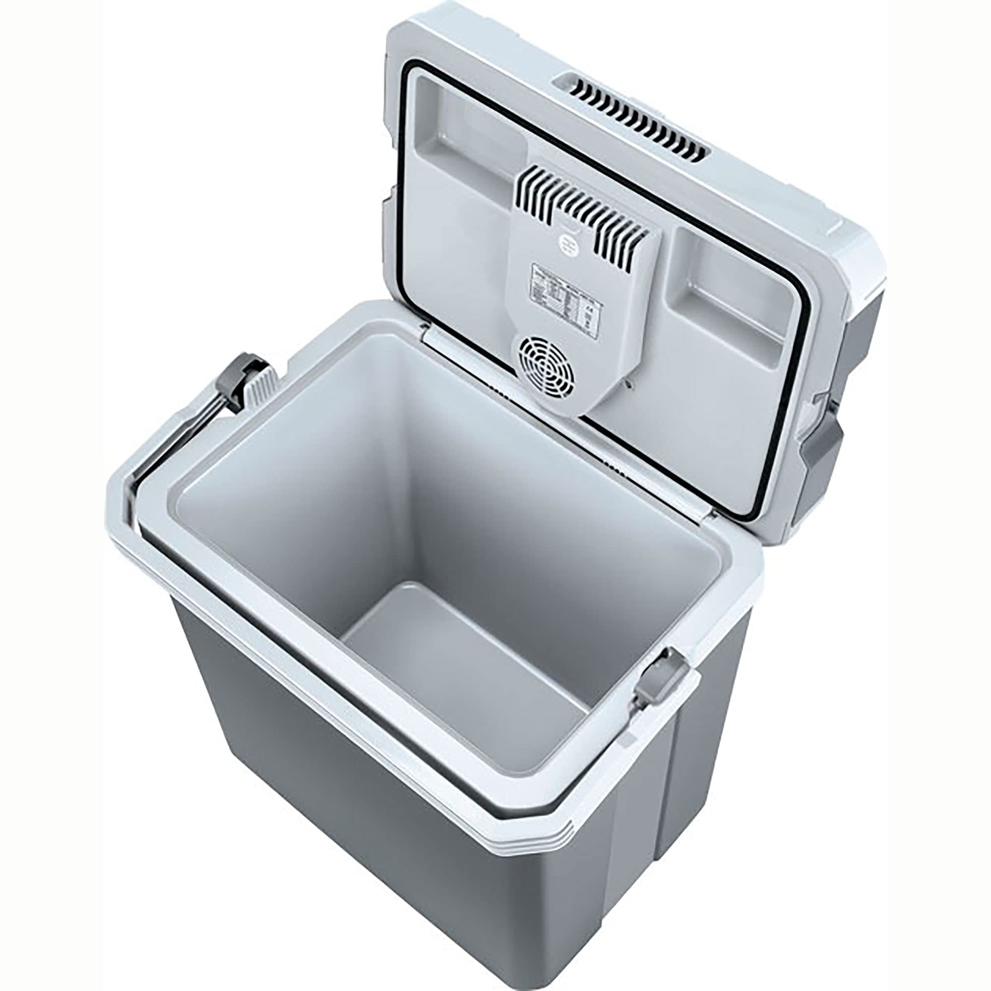 MPM MPM-28-CBM-08Y Chłodziarka Turystyczna, Termoelektryczna, 24 l, 12 V 220-240V, Chłodzenia do 16°C Poniżej Temperatury Otoczenia, Klasa Energetyczna: A++, do Picnics, Podróży, Domu, Funkcje ECO