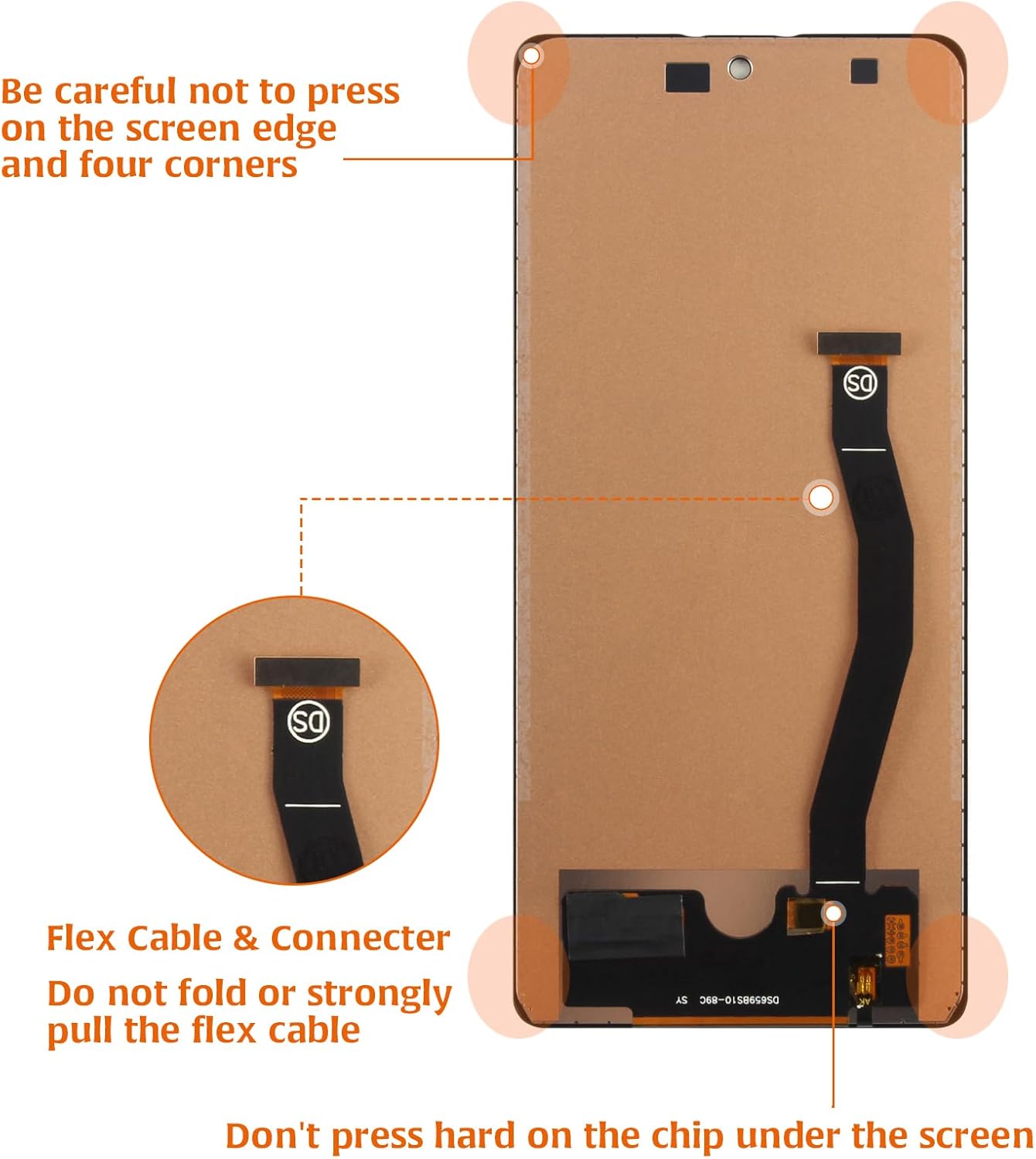 A-MIND OLED for Samsung Galaxy S10 Lite SM-G770 LCD Display(OLED) Touch Digitizer G770F G770F/DS G770F/DSM G770U1 Screen Replacement Full Assembly Repair Kits with Tools