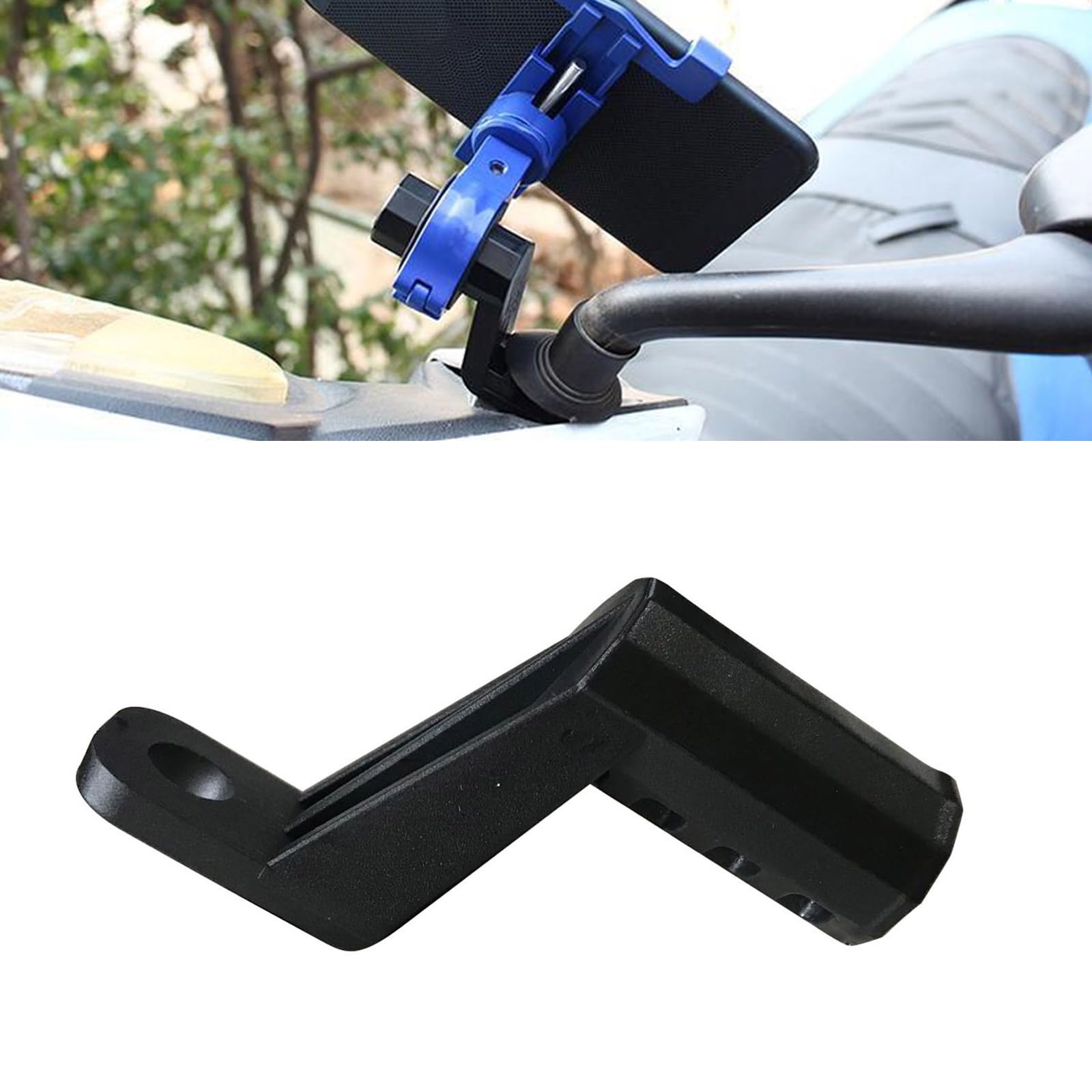 mioosho Universals Extension Holders Motorcycles Rearview Mirrored Mount Phone Holders for Scooters Accessory