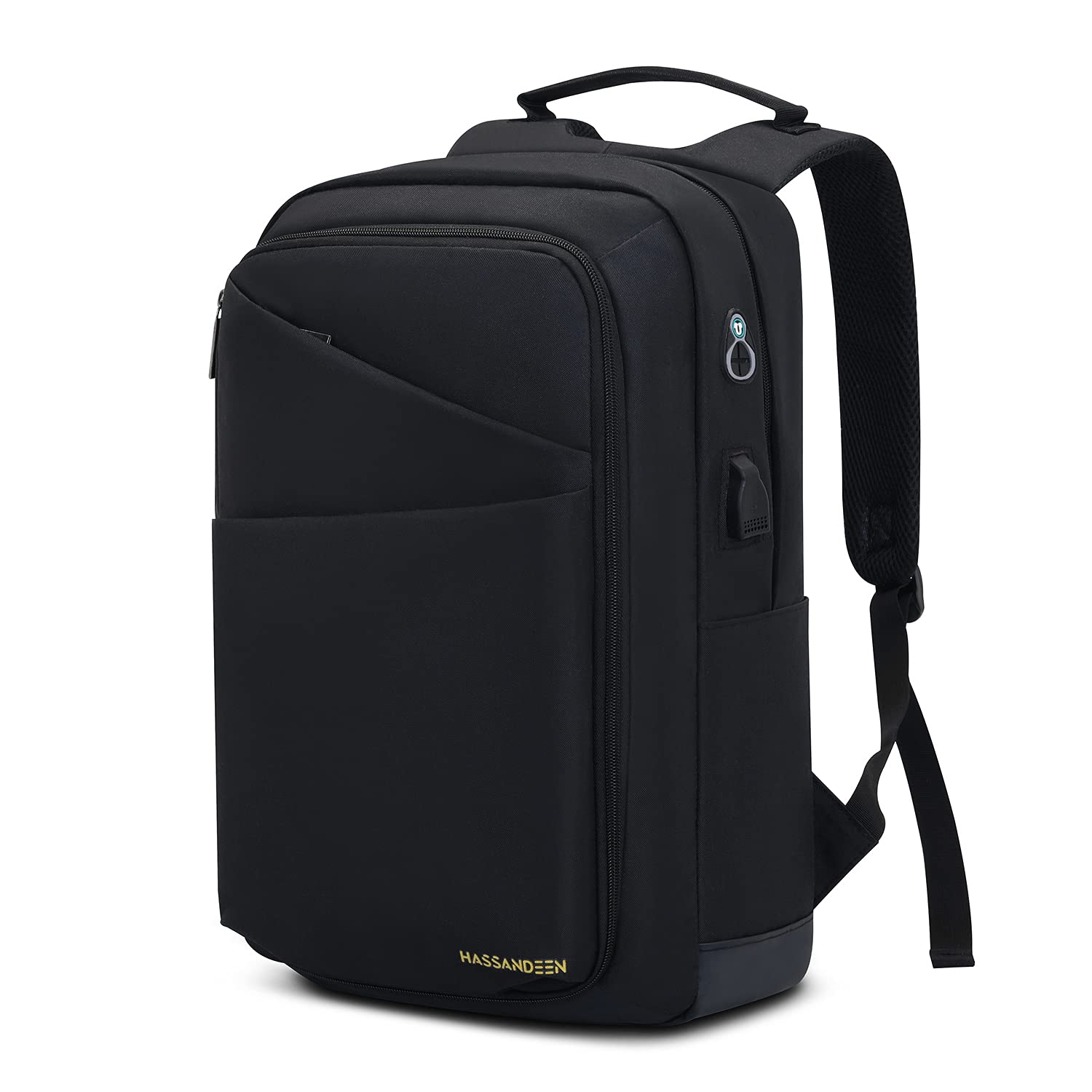 Large Laptop Backpack with USB Charging Port & Earphone Slots | Suitable for Travelling, Holiday, Luggage, School, University Students | Lightweight, Durable & Water-Resistant Travel Pack