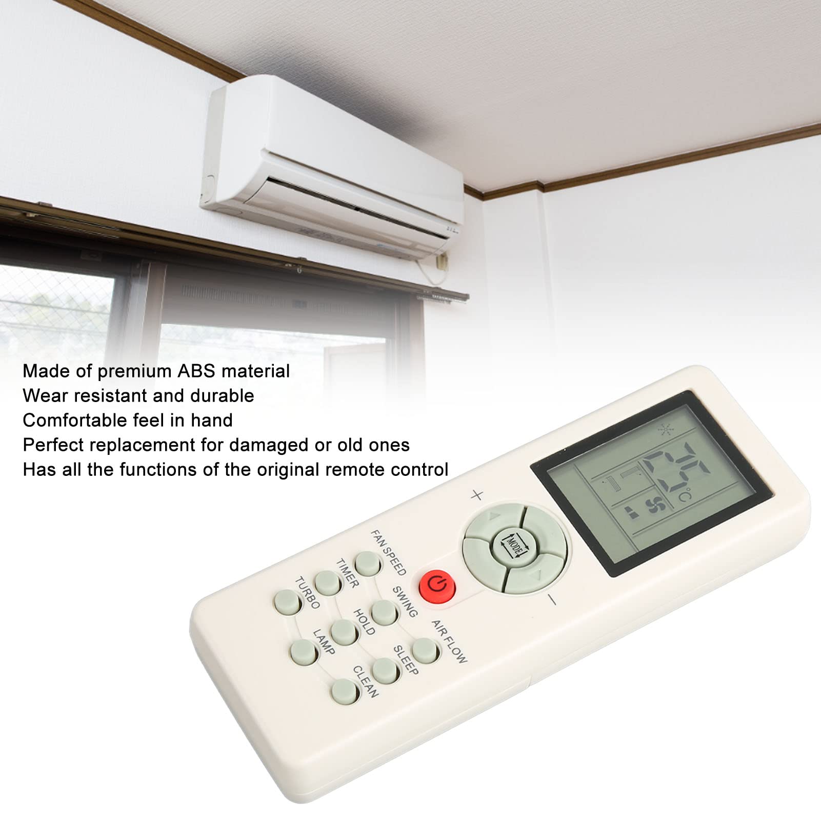 Climatizzatore Telecomando di ricambio per Chigo per Zenith General per Maistro per York per Blueway, Universal Air Conditione