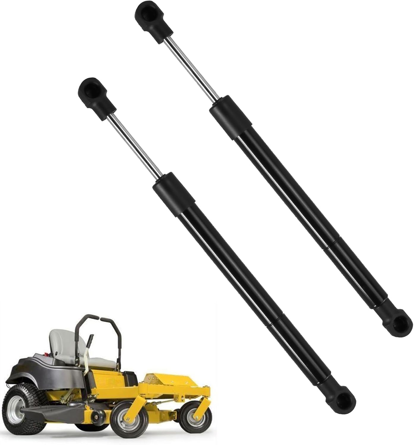 Sporacingrts 2 Pack Upgraded Steering Control Dampers 603983, P10117, P7124 Compatible with Hustler Raptor SD SDX X XD XDX XL Flip-Up Limited FasTrak, Big Dog Lawn Mower Shock Absorber Replacement