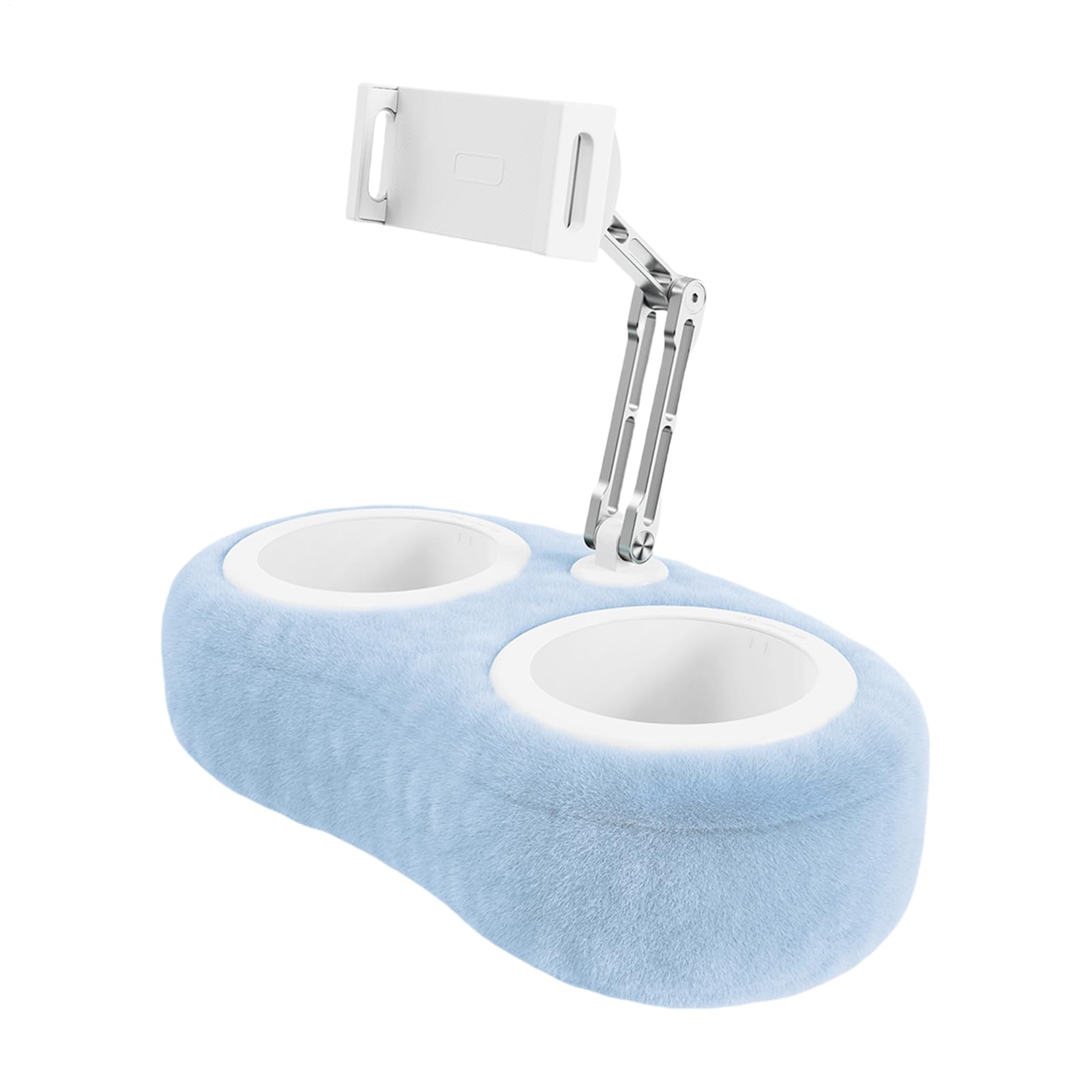 Almohada Soporte Tablet Compatible con Dispositivos móviles con Pantalla de | Soporte almohada para tablet y teléfono inteligente de cama Base Suave Almohada Ángulos Ajustables M