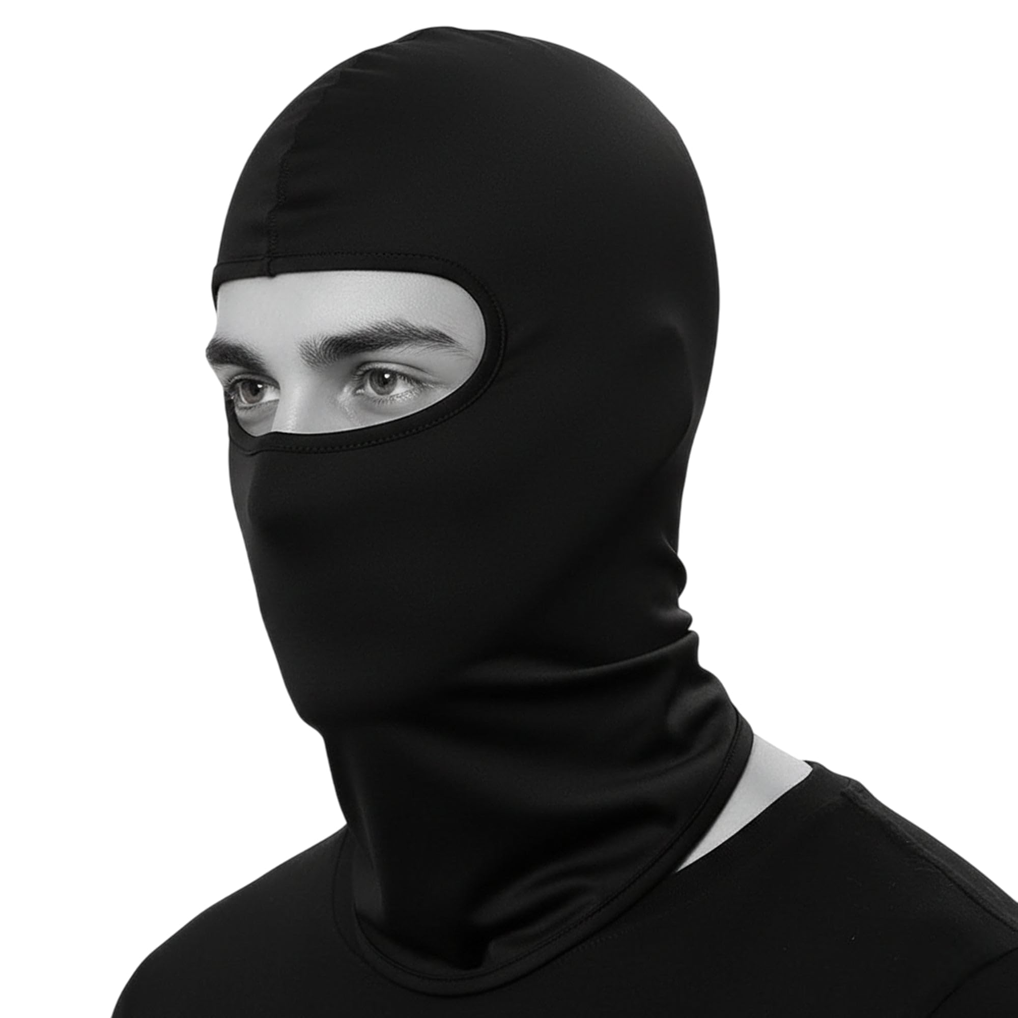 Kingsway® Full Face Cover Mask Use for Multi-Sports Activities, 4 Way Stretch, Quick Dry, Sweat Absorbing Fabric Helmet Liner, Biker Protective Riding Gear Balaclava for Men-image-49