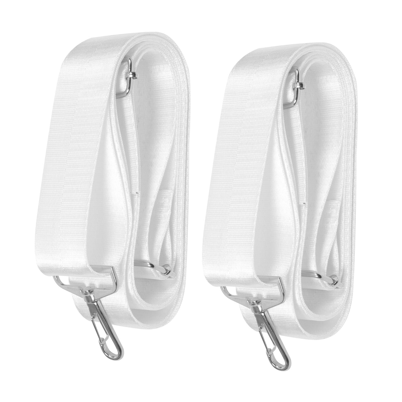 HANABASS 2pcs Heavy Duty Adjustable Tennis Net Strap Weather-resistant Nylon Webbing Centre Support for Tennis Volleyball Badminton Nets Portable Accessory