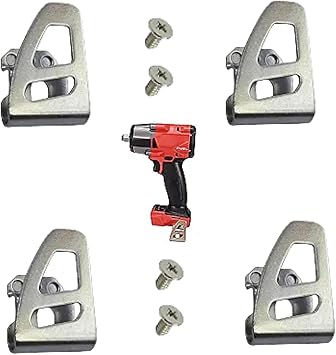42-70-2653 Fuel Belt Clip/Hook for Work Tool 2604-20, 2604-22, 2604-22CT, 2797-22 Hammer Drill Impact Wrench Driver 4 PACK