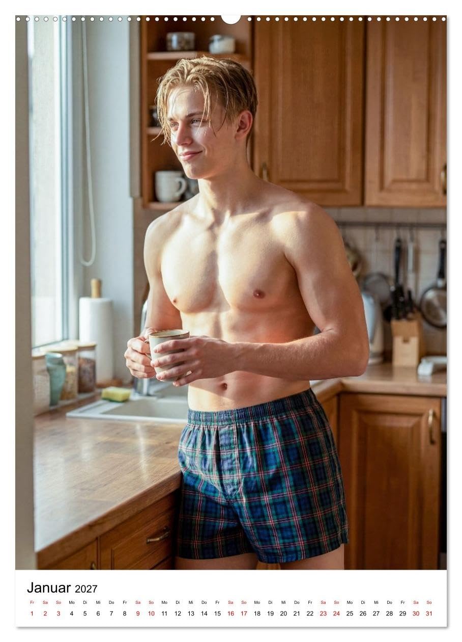 Guys Next Door - Junge Männer von nebenan (hochwertiger Premium Wandkalender 2027 DIN A2 hoch), Kunstdruck in Hochglanz: Ausdrucksstarke Bilder junger ... Ausstrahlung und Nähe. (CALVENDO Erotik)