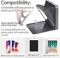 Vista 8 de LENSGO Teleprompter portátil para iPad Tablet Smartphone Cámara DSLR de 7.9 pulgadas, APP compatible con sistema iOS y Android para enseñanza