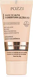 Base Líquida Natura, Alta Cobertura, Acabamento Matte, Vegana, 30ml