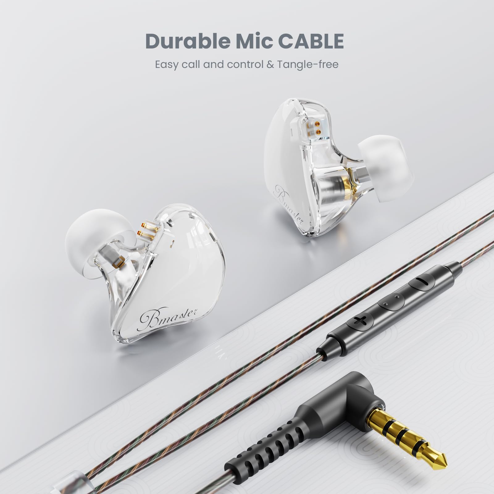 Amazon.co.jp: BASN Bmaster インイヤーモニターヘッドホン 1BA+2DD