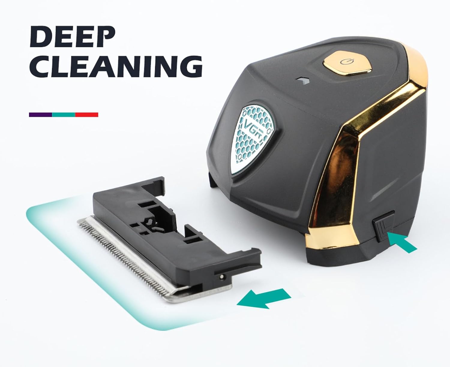 Image showing how to detach the blade assembly for deep cleaning.