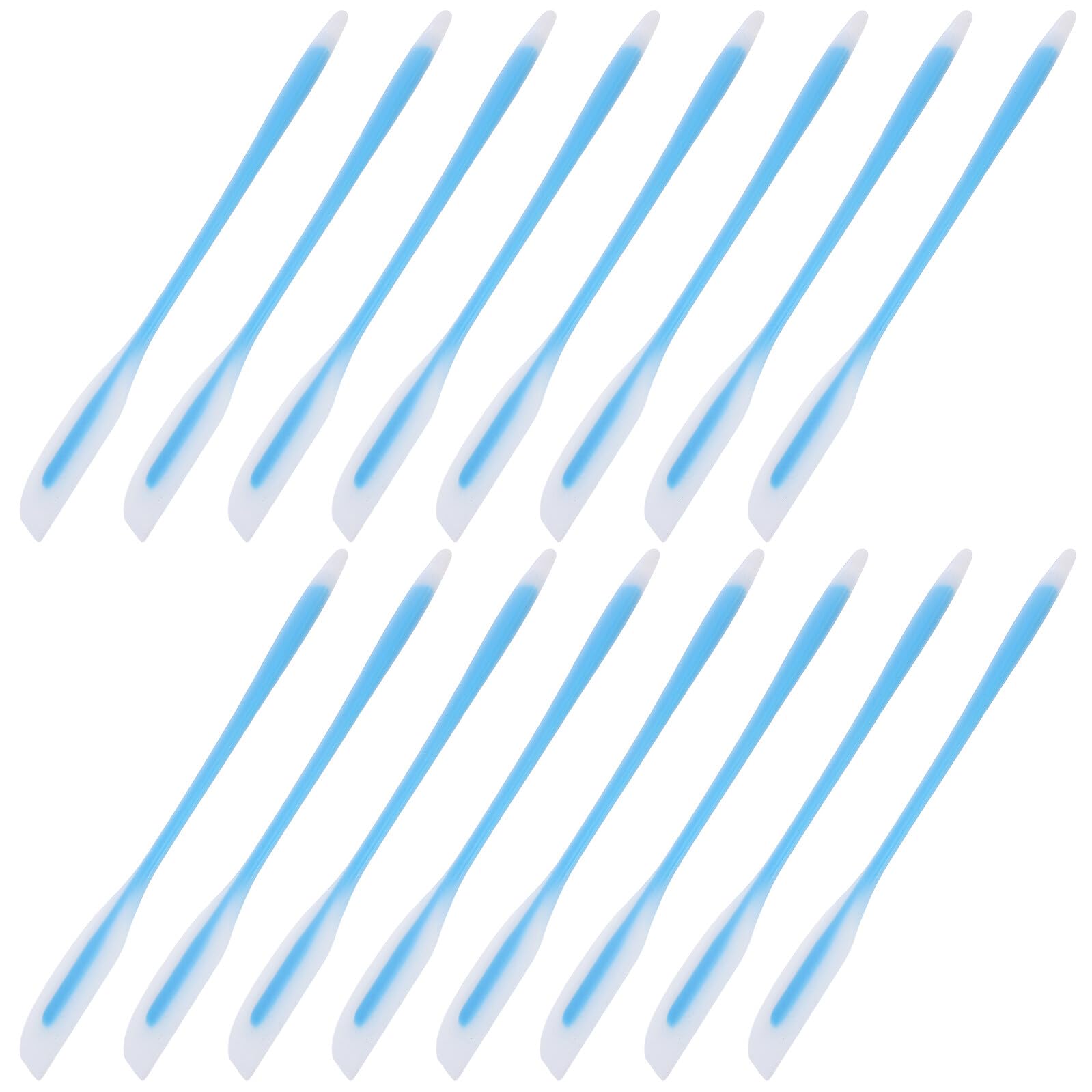 20 Piezas Espátulas de Silicona Antiadherentes y Resistentes al Calor Espátula Mezcladora Flexible para Hornear Brownies para Repostería la Cocina Apta para Lavavajillas
