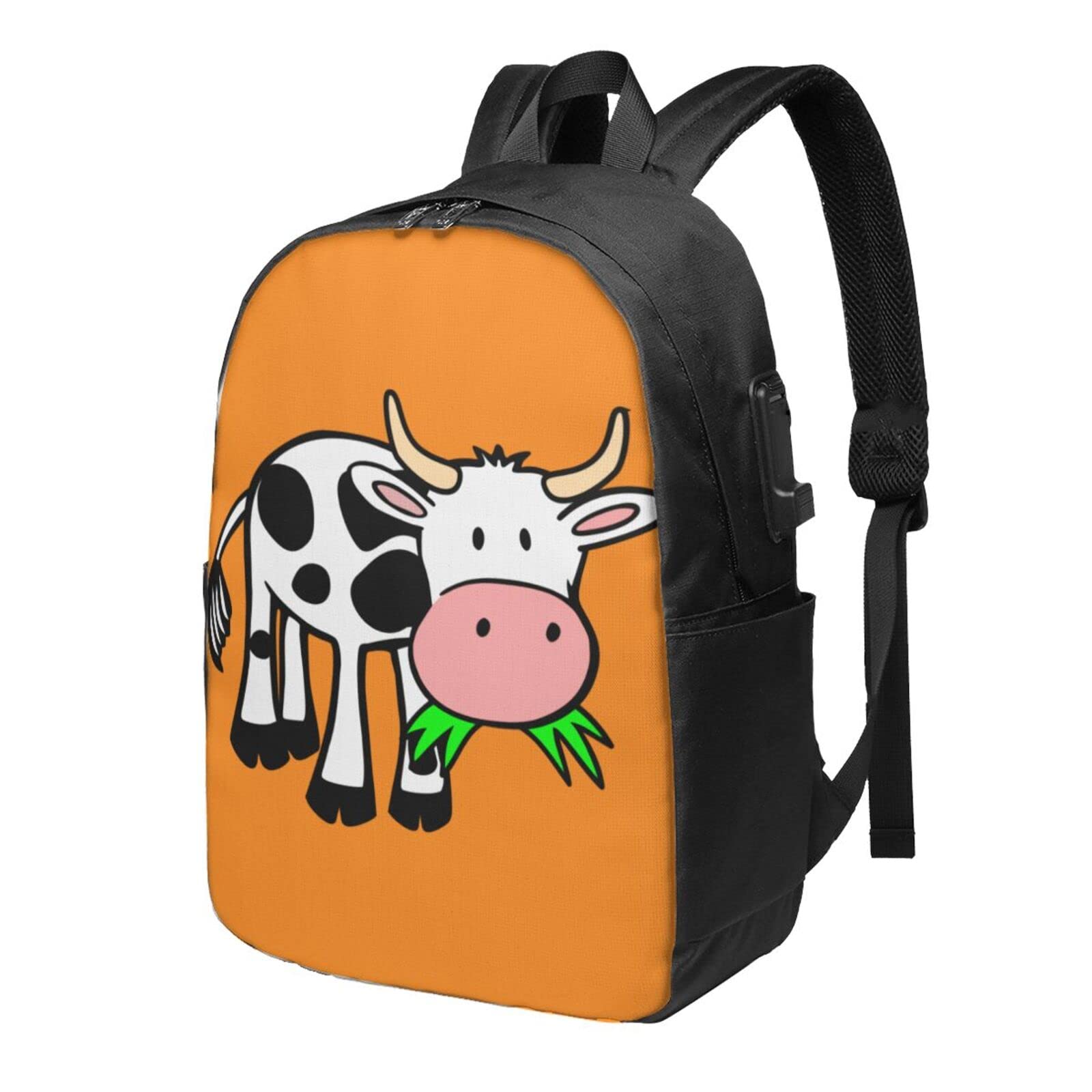 Sac ordinateur portable vache noir One Size porte-documents - 8