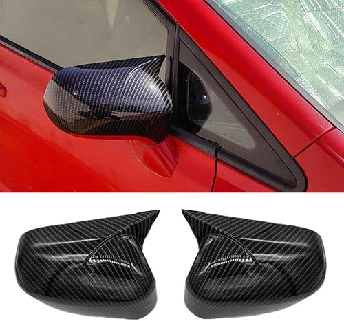 XITER 2 piezas de ABS plástico cuerno de buey cubierta de espejo retrovisor lateral para decoración exterior del espejo retrovisor para el 8º Honda