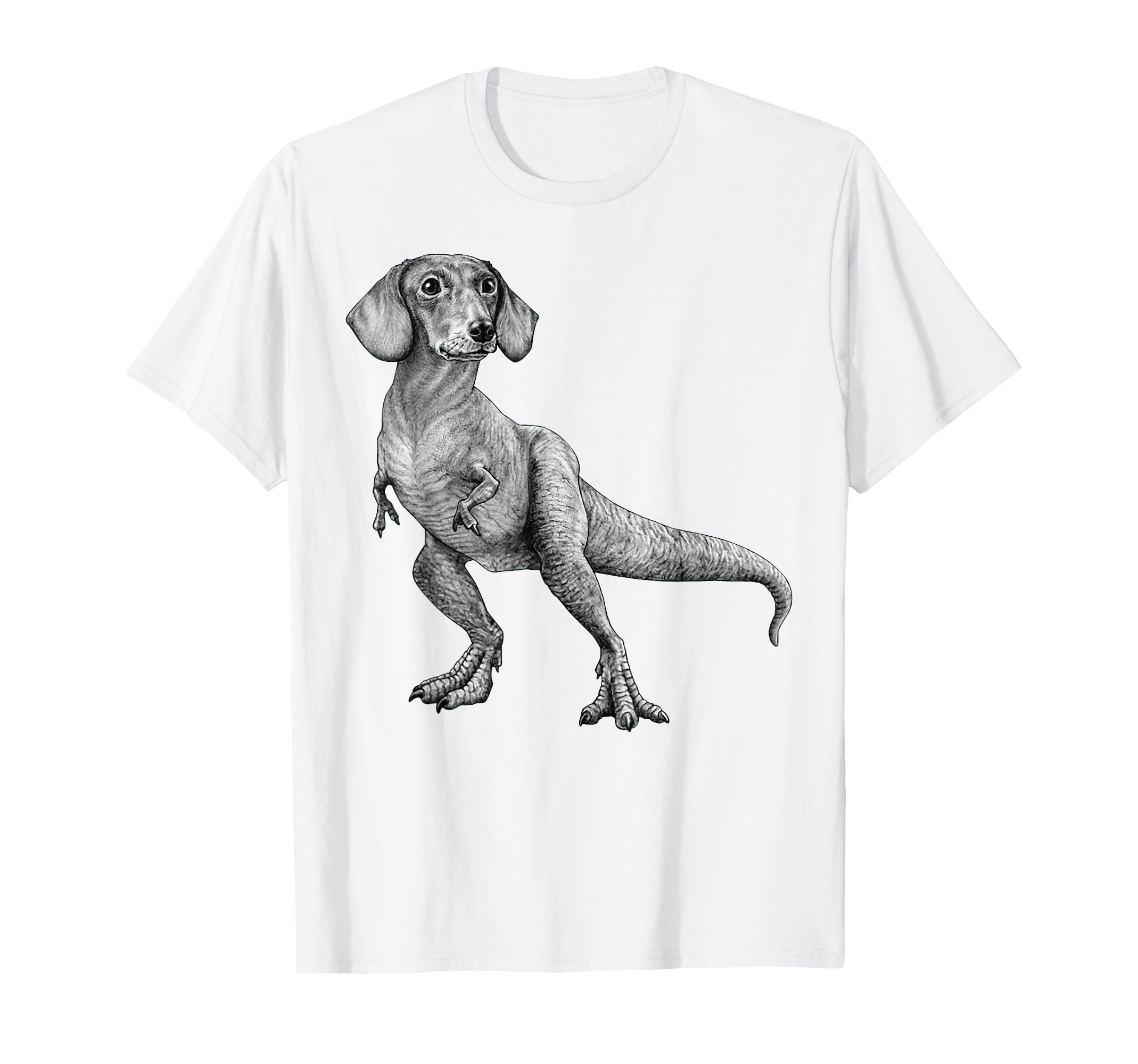 Dachshund Dinosaur T rex T-Shirt