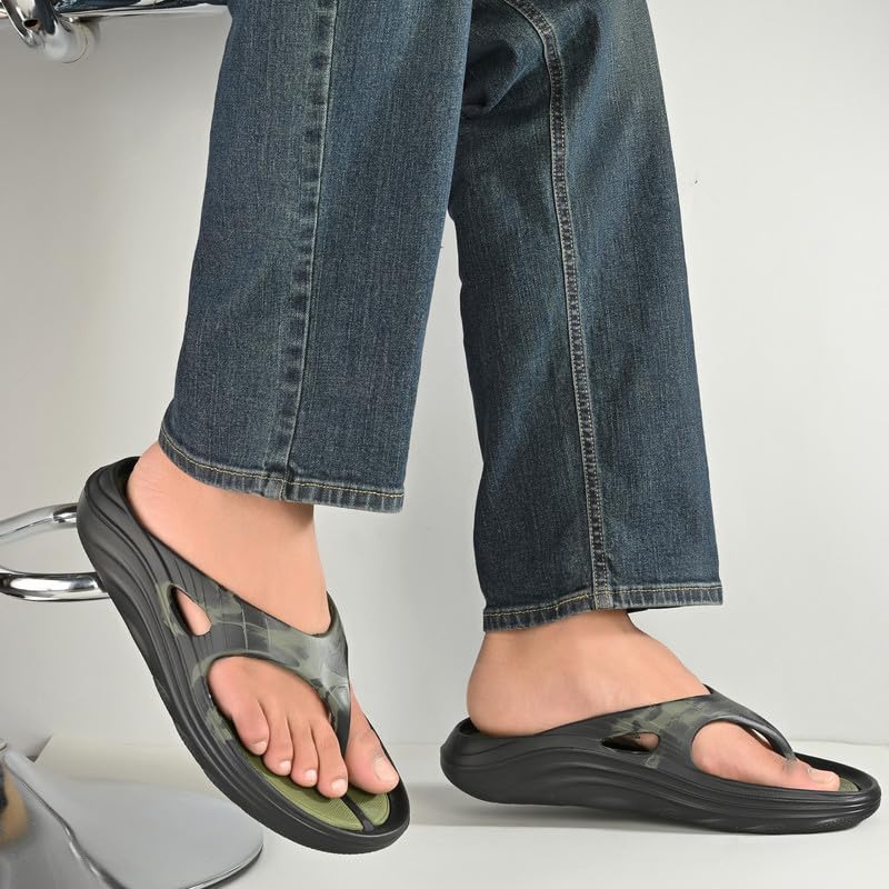 Image of SLIPOVER Flip Flops for Man Doctor Soft | Orthopedic Comfort | Lightweight & Durable | Non-Slip Sole | Ultra Soft Slippers | Stylish & Modern Look Slippers for Men