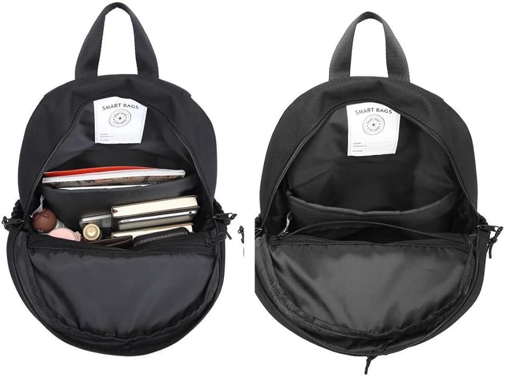 Smart Bags Sırt Çantası Okul Boyu Laptop Gözlü 3199 Gri Tek Beden Unisex BGSMART3199-KGRI