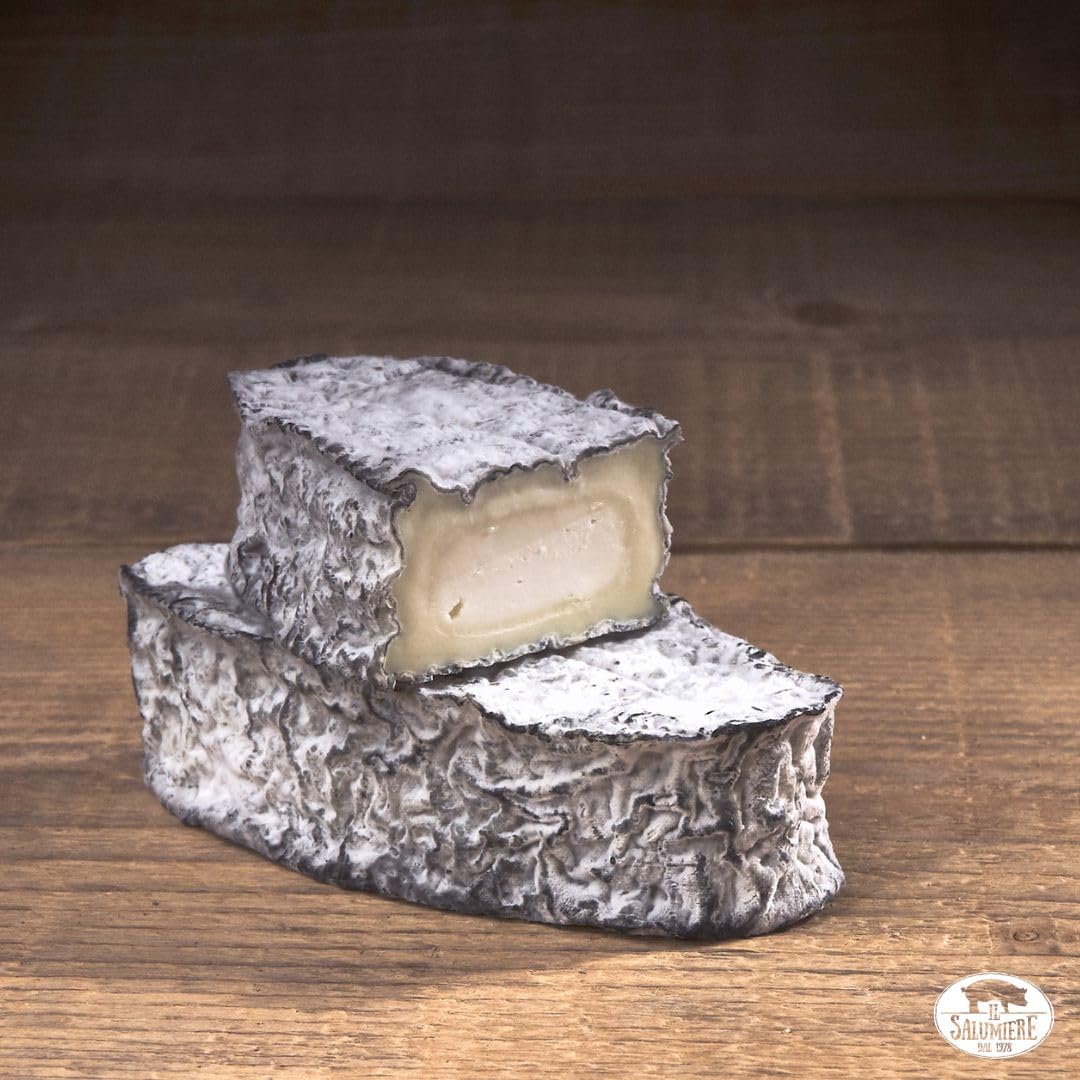 Il Salumiere dal 1978 Queso Francés Ovalie Cendree MonS gr.150 - Sazonado - Producción artesanal láctea - Seleccionado por El Salumiere 1978