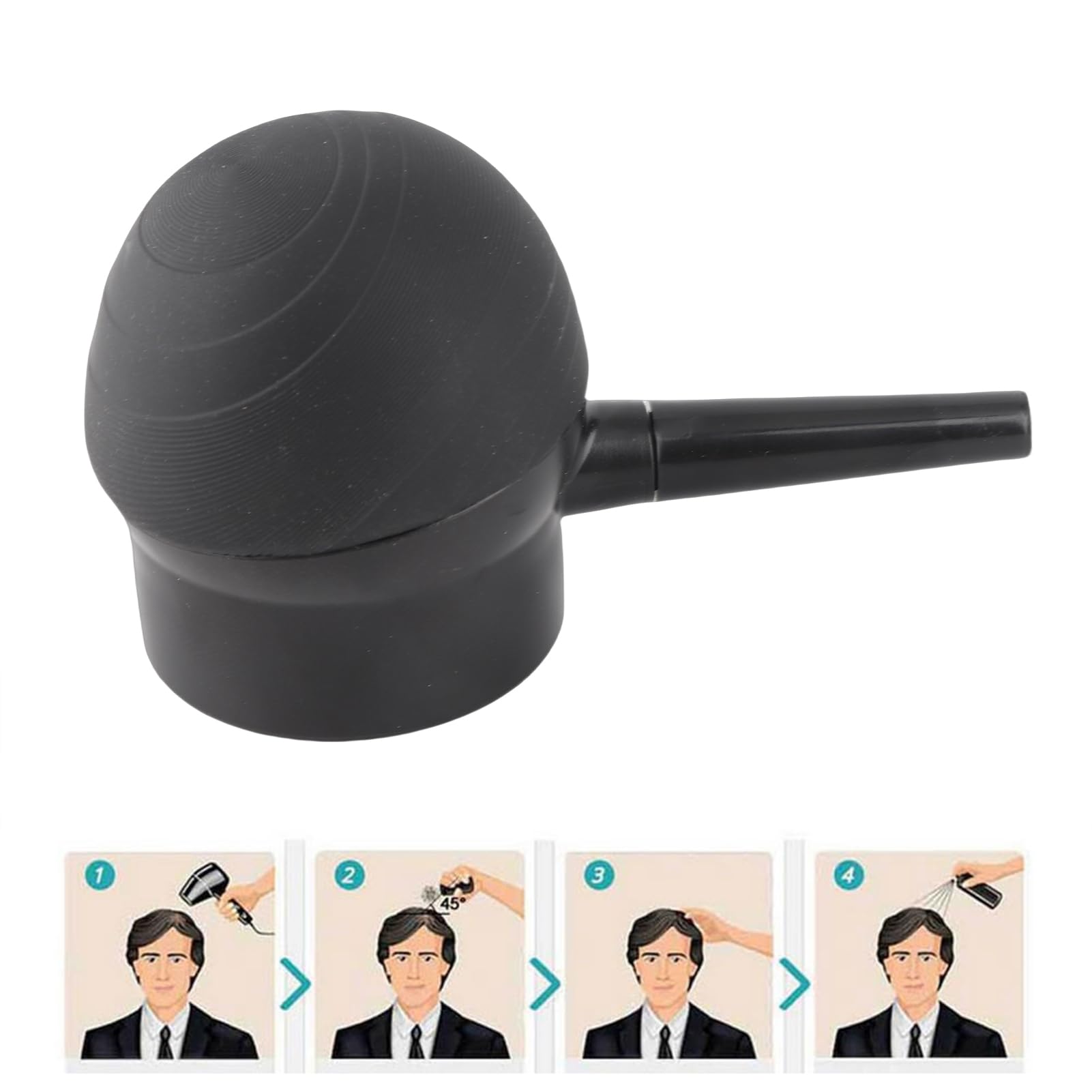 Spray Applicator For Thinning Hair Products, Precise Application For Hair Building Fiber Nozzles Hair Thickening Spray Applicator Tools