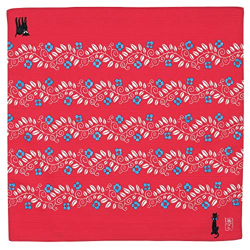 むす美 竹久夢二 チーフ ネコ アカ 21180-111