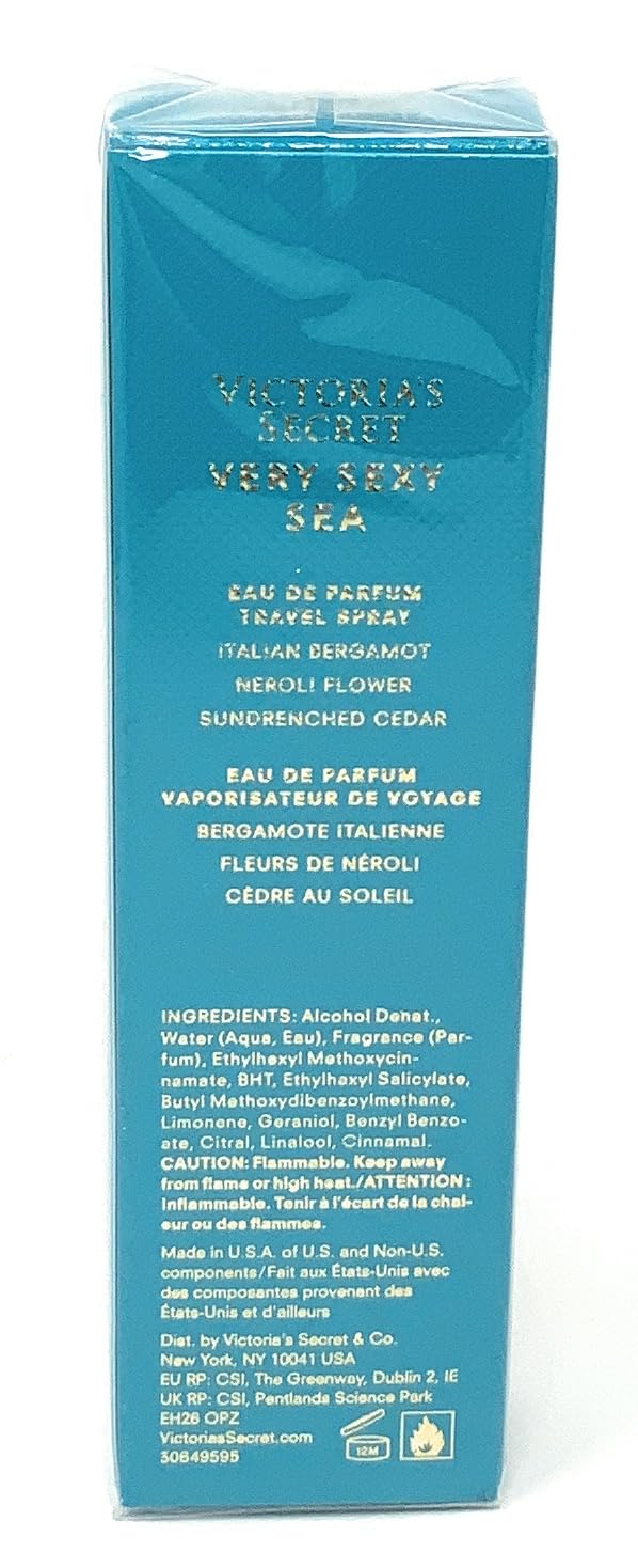 Victoria's Secret Very Sexy Sea Eau De Parfum Travel Spray .23 fl oz