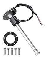 Vista 8 de Sensor de Nivel de Combustible, Agua y Gas de Acero Inoxidable Impermeable de 0-90ohm, Unidad de Envío de Tanque de Combustible para Barco