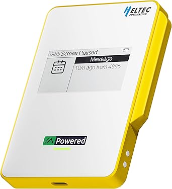 Heltec Meshtastic & LoRa Compatible Magnetic Power Bank with E-Ink Display nRF52840 and SX1262 Chips, Wireless Charging 10000mAh/5000mAh for Outdoor Emergency - MeshPocket Qi2