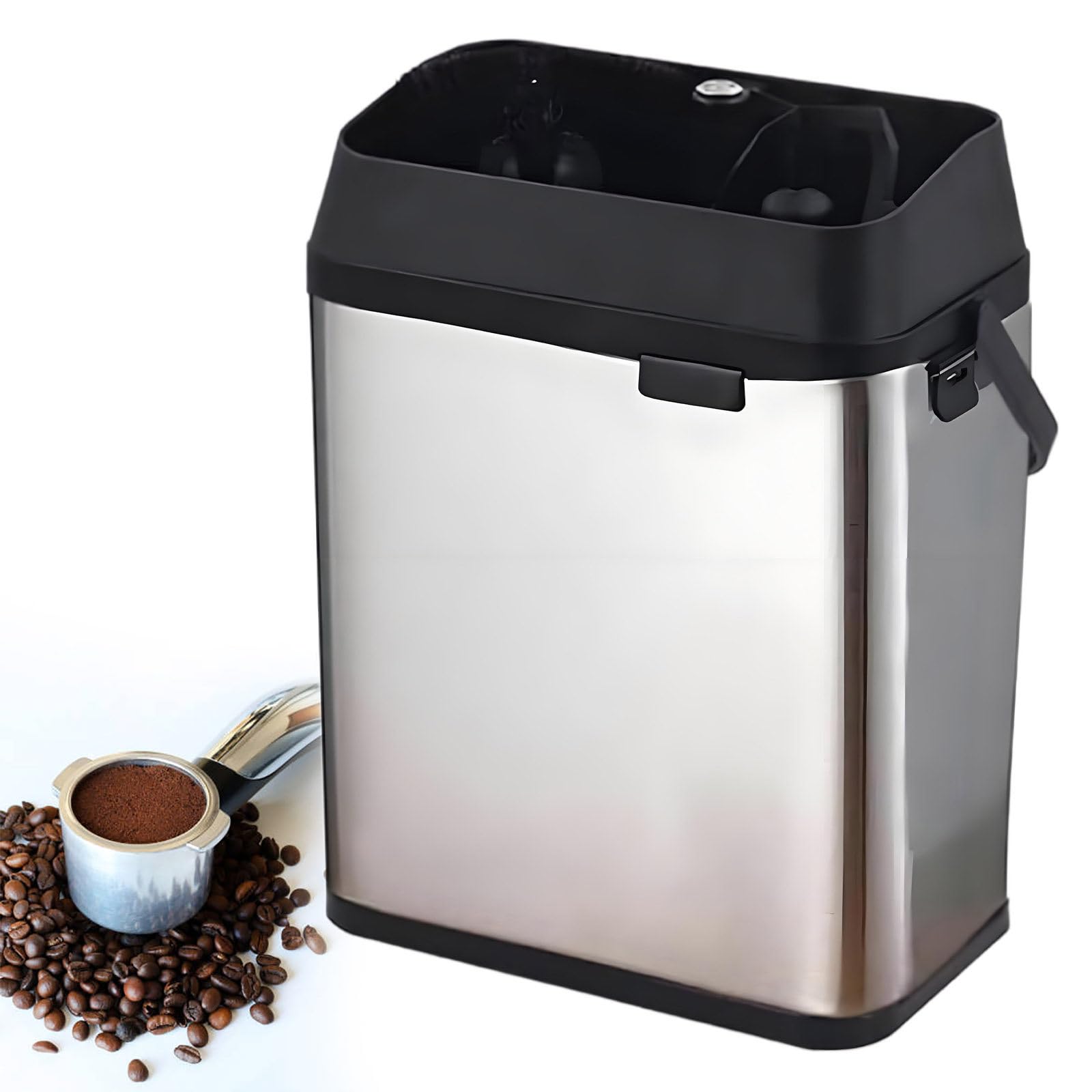 Nettoyeur de Porte-Filtre électrique pour Machine à Expresso de 58 mm, Conçu pour Nettoyer la Tête de Filtre de 58 mm des Machines à Expresso.,Silver