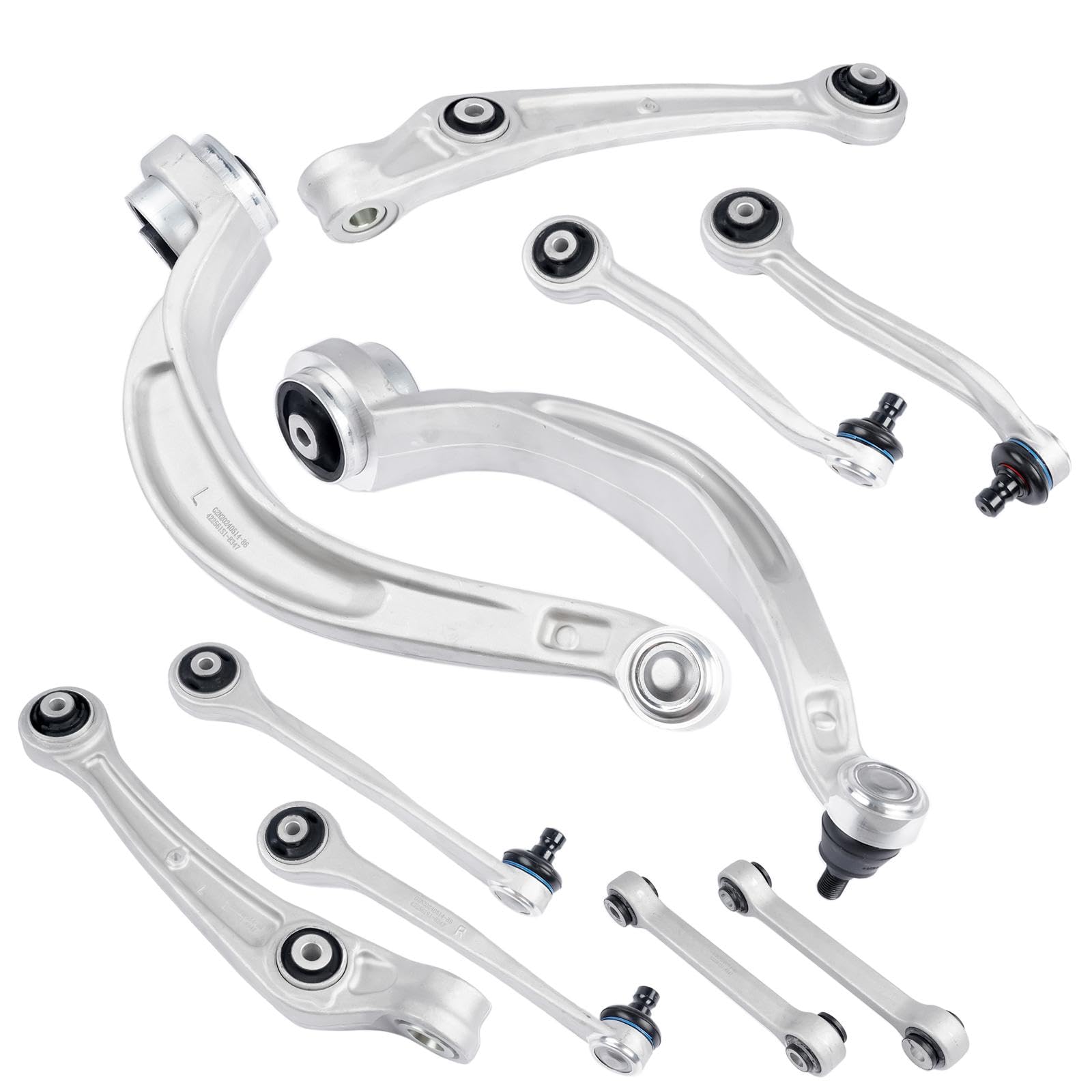 Wahacz Zawieszenia Pasuje do Audi Q5 8RB SQ5 2009-2017 8K0407151B 8K0407510A AP01 10 x zestaw wahaczy przedniego zawieszenia