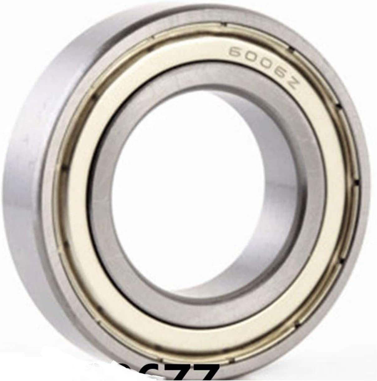 6006ZZ - Rodamientos de bolas de ranura profunda de 30 x 55 x 13 mm, rodamientos de bolas sellados de acero y metal