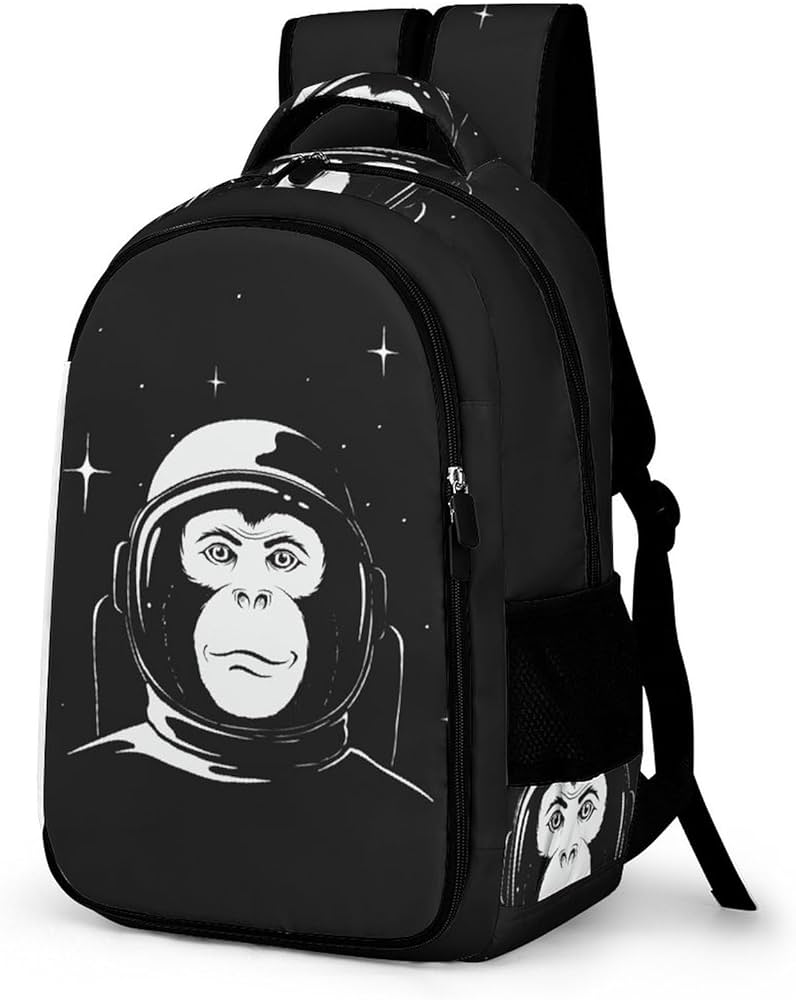 Amazon | 宇宙にいる猿の宇宙飛行士 バックパック おしゃれビジネス