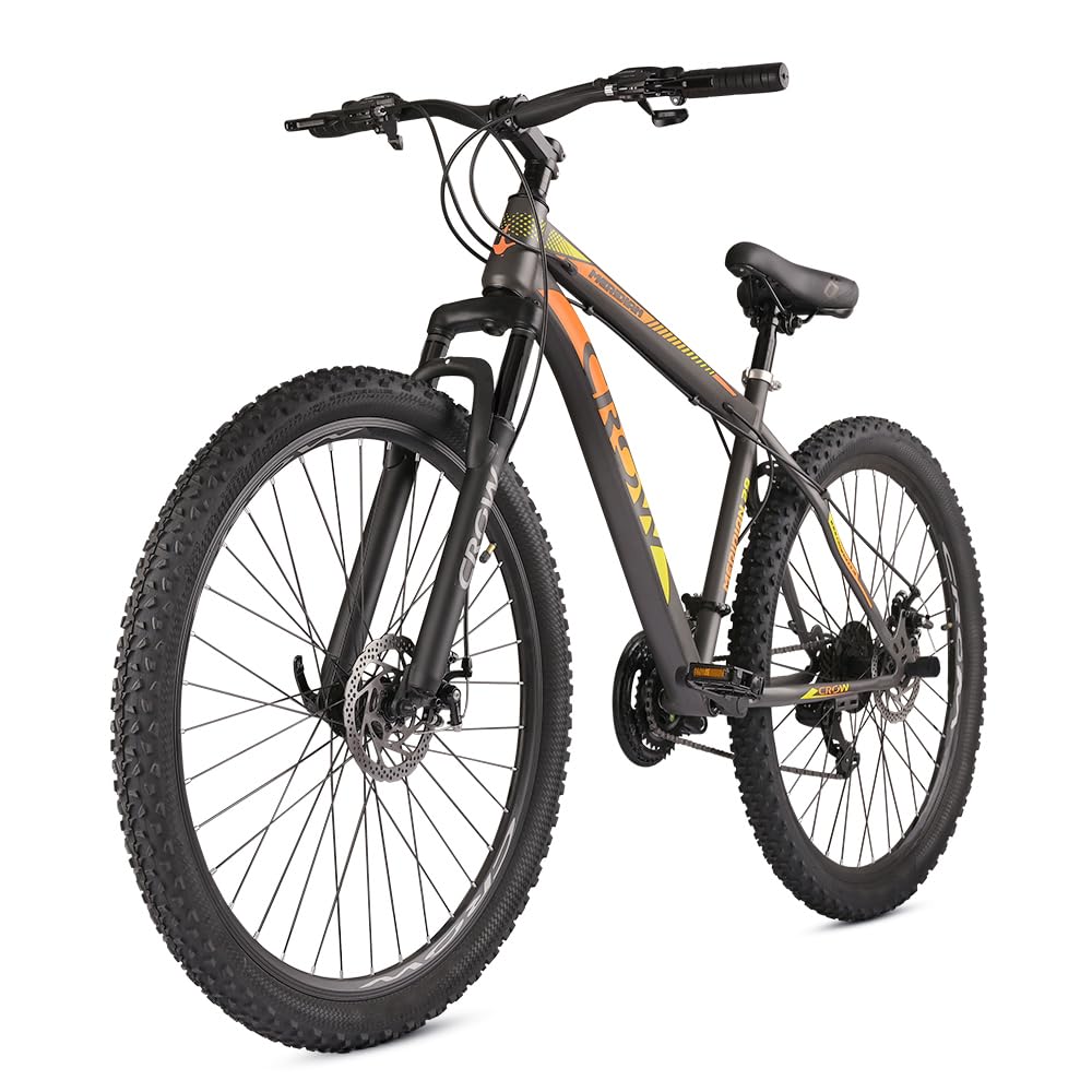 CROW - Meridian 21 Speed | 29" Unisex MTB | 21 Gear Mountain Cycle | Dual DISC Brakes | Suspension Fork | Ideal for Boys/Girls/Men/Women-image-32