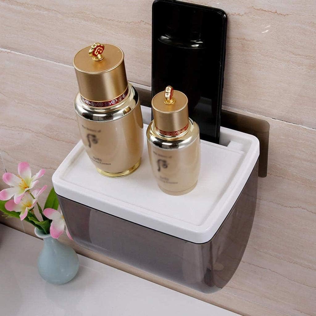 Toilet Paper Box, Bathroom Waterproof Wall-Mounted Paper Towel Rack, Kitchen Napkin Storage