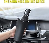 Vista 4 de Paraguas multifuncional para coche impermeable interior paraguas titular cubo - negro (paquete de 2)