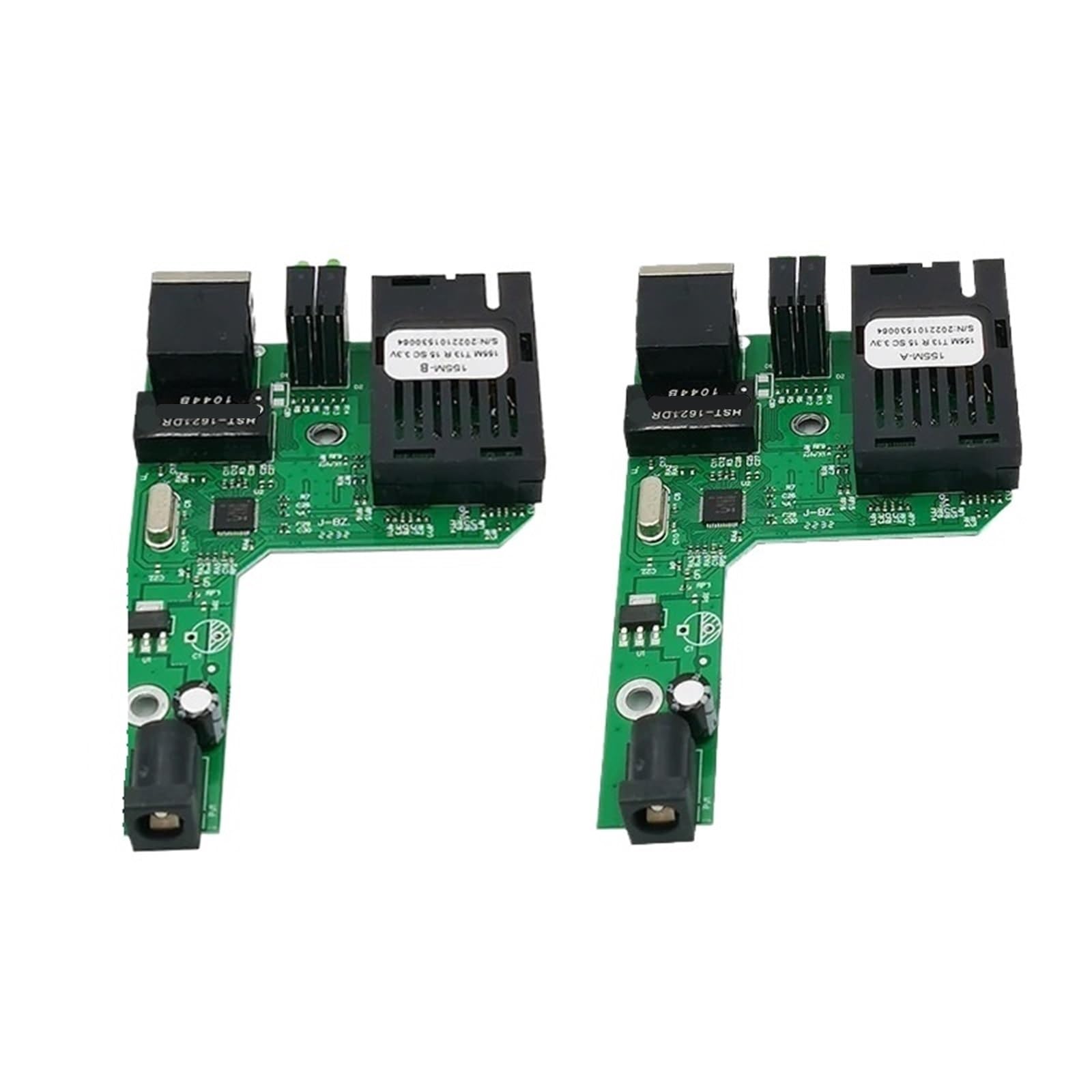 PCBA Fast Ethernet Fibra Transceiver Convertitore Switch Half Board SC 10/100M Switch in Fibra Htb3100(5pair with EU Power)